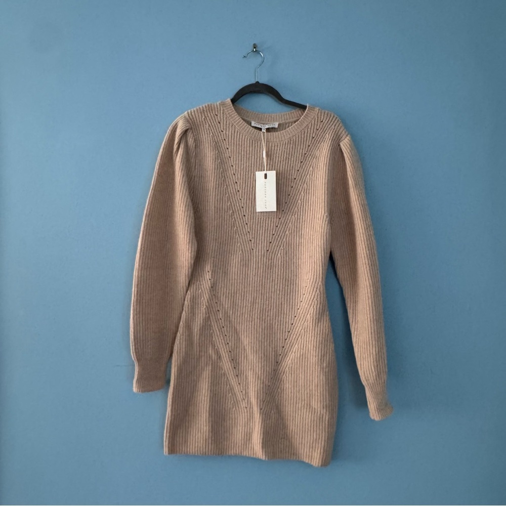 Beige Sweater Dress